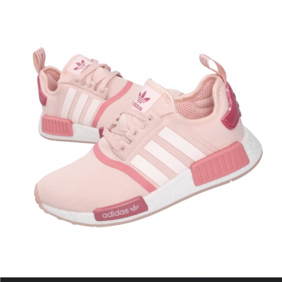 Adidas Womens NMD R1 Icey Pink Light Coral Rose Running Shoes NWOB